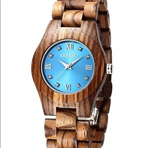 Women’s Leftly wooden watch